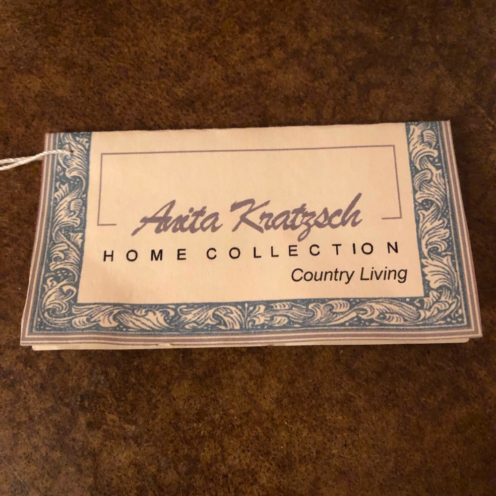 Handmade Country Kitchen Napkin Set of Six - Picture 6 of 8